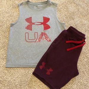 UA YXS sleeveless set